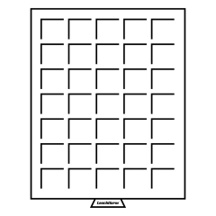 Tabuleiro Leuchtturm SmartBox para 35 moedas de 27mm soltas (sem cápsulas) - comprar online