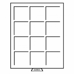 Tabuleiro Leuchtturm MB para 12 moedas em Quadrum XL ou Coin Holders XL - comprar online