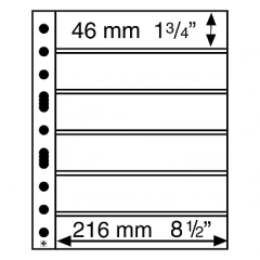 5 Folhas Leuchtturm Grande S - Para Selos/documentos - 9 modelos - A4 - comprar online