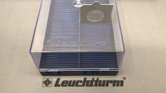 Caixa Acrílica Transparente Leuchtturm para 100 Coin Holders na internet