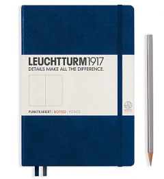 Notebook Leuchtturm 1917 - Pontilhado A5 - Dotted - Cores - Farol Alemão Coleções