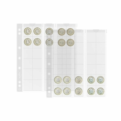 5 Folhas Leuchtturm Numis para moedas - Farol Alemão Coleções