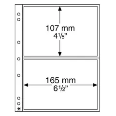 10 Folhas PET Leuchtturm Numis C - Para Cédulas na internet