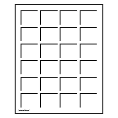 Tabuleiros Leuchtturm Tab S com 2 unidades iguais 4 modelos azuis