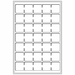 Tabuleiros Leuchtturm Tab L com 2 unidades iguais 10 modelos azuis na internet