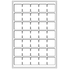 Tabuleiros Leuchtturm Tab L com 2 unidades iguais 10 modelos azuis na internet