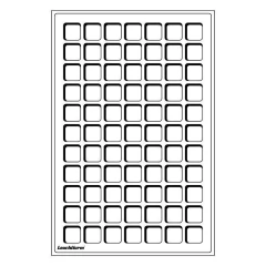 Tabuleiros Leuchtturm Tab L com 2 unidades iguais 10 modelos azuis