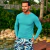 BLUSA PROTEÇÃO ADULTO MASCULINO - VERDE ATOL MAREAR