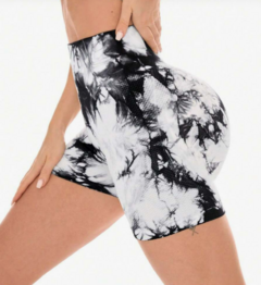 Short seamless Batik blanco/negro - comprar online