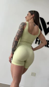 Catsuit seamless Ferrari pistacho