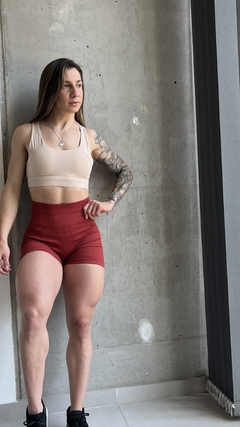 Short seamless Active ladrillo - We Fitness