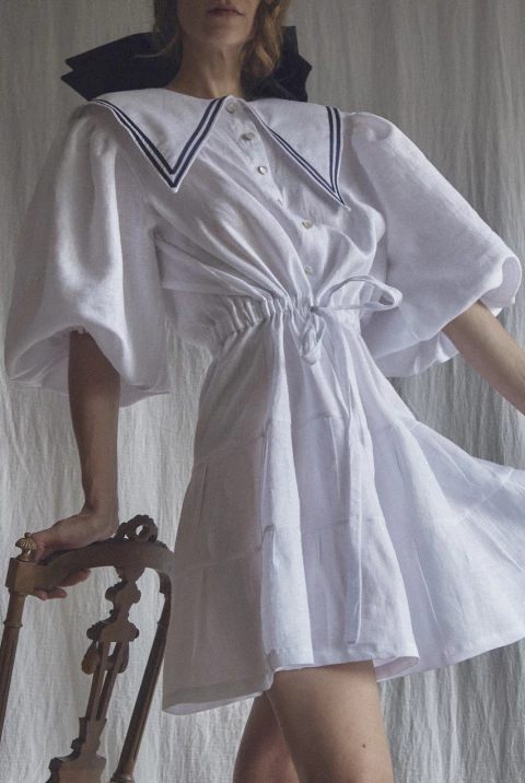 Vestido Enunciación Lino