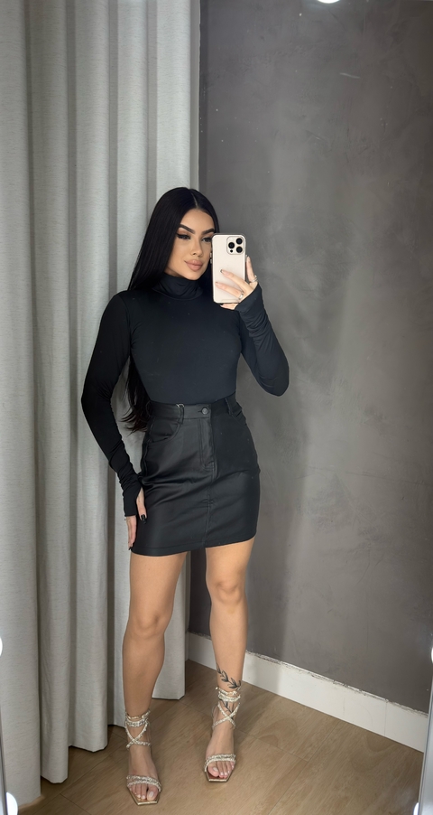 Saia Mini de Couro