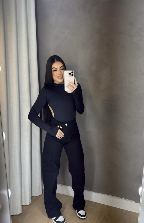 Calça Cargo Preta - Street Style - comprar online