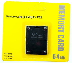 Memory Card 64 MB Preto Para Playstation 2 PS2