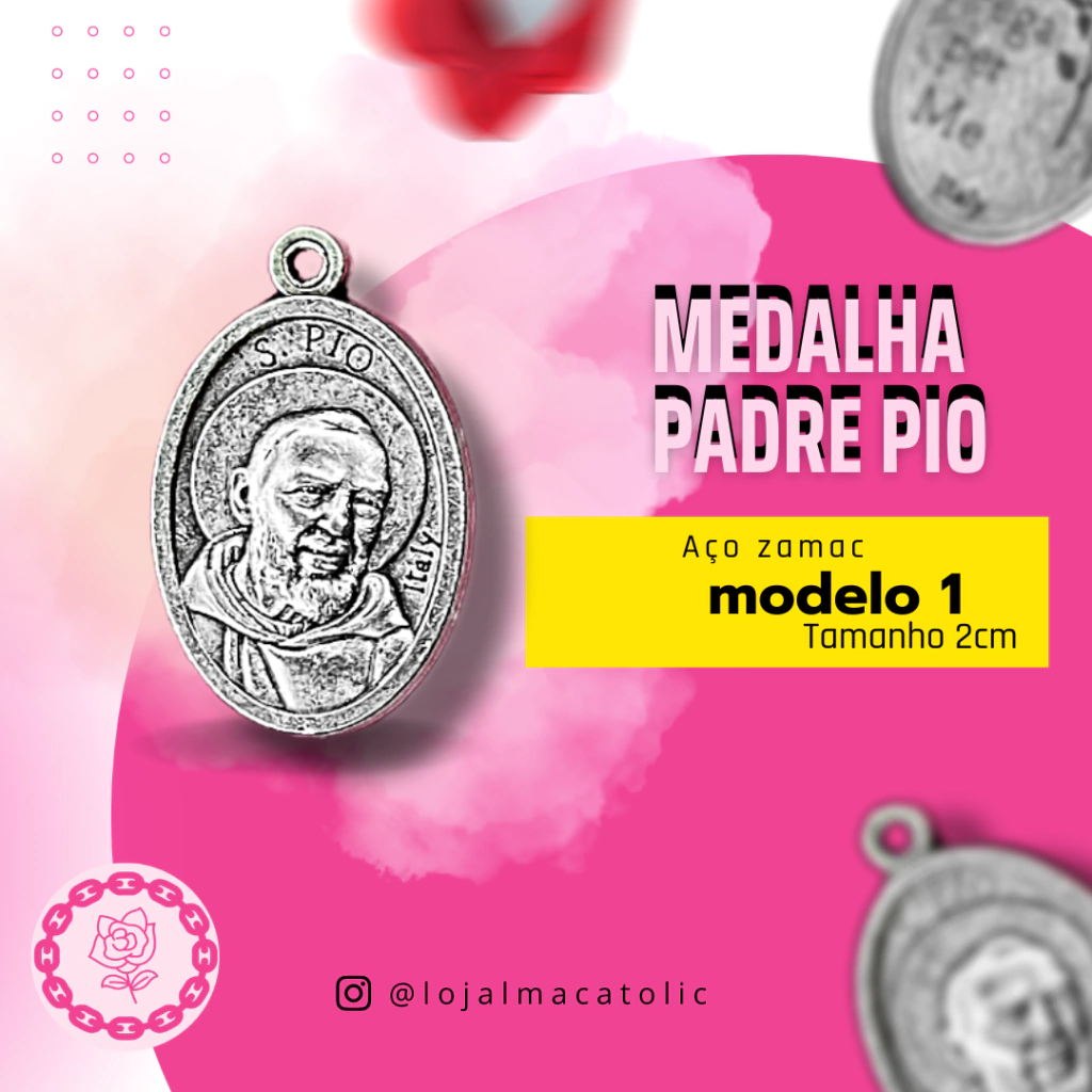 Medalha padre pio