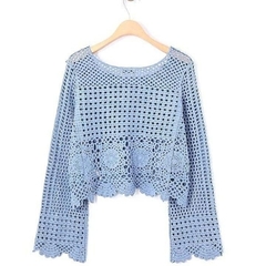 Blusa Venice Crochê