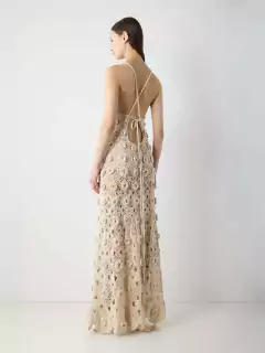 Vestido Roseiral Crochê - Peça Rara Handmade