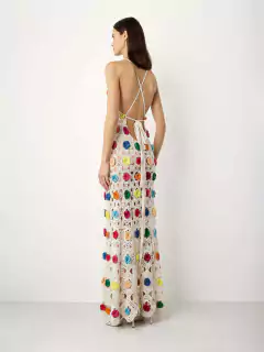 Vestido Roseiral Crochê na internet