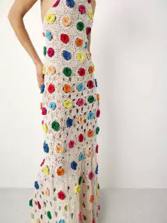 Imagem do Vestido Roseiral Crochê