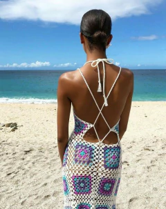 Vestido Santorine Crochê na internet