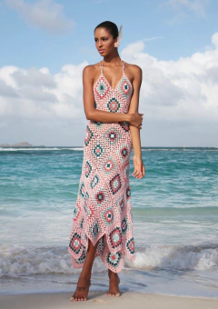 Vestido Santorine Crochê