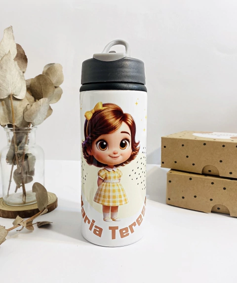 Squeeze De Canudo Infantil - Personalizada Inteligência Artificial