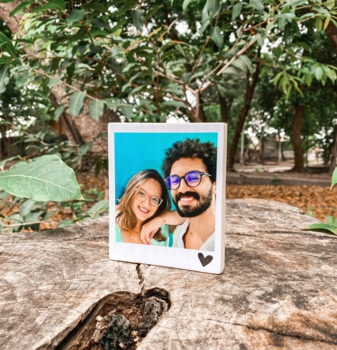 Polaroid de Mesa - Impressão Frente (promo 3 por R$ 59,90)