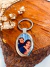 Chaveiro Metal Oval Personalizado com Foto - Quadrecor