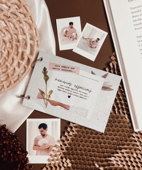 Mini Álbum Scrapbook - Memórias Especiais