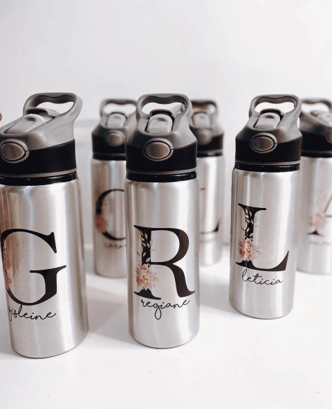 Squeeze Com Bico Retrátil Personalizada 600ml - Não Térmico