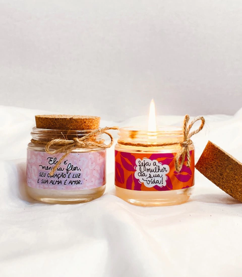 Vela Aromática Potinho - Dia da Mulher