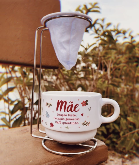 Xícara Com Mini Coador Especial Mães - comprar online