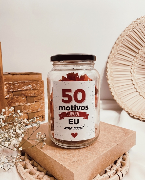 Potinho 50 Motivos - Especial Namorados