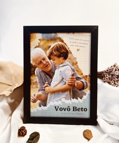 Quadro Personalizado Memórias / Especial Dia dos Avós