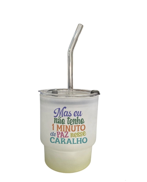 Copo Mind Com Canudo Personalizado