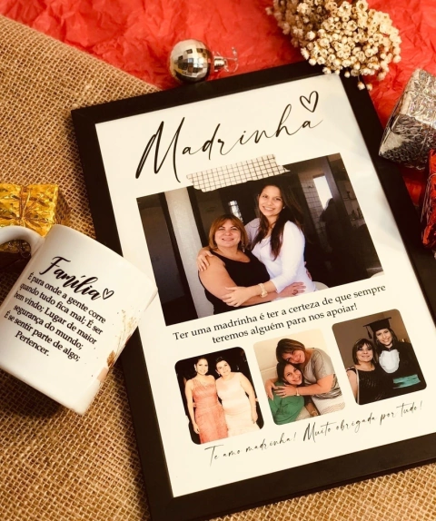 Combo Quadro Sentimentos + Caneca Personalizada