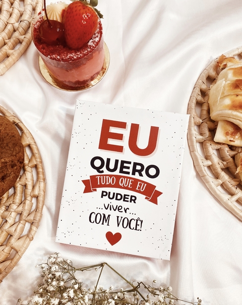 Mini Álbum de Fotos Sanfonado - Tudo Que eu Puder Viver