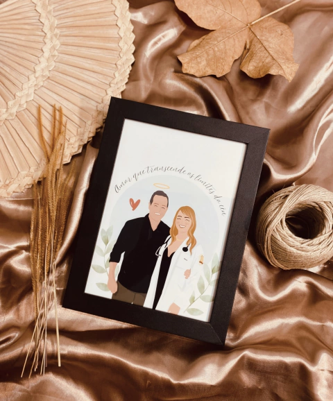 Quadro Ilustração Mininalista Cut