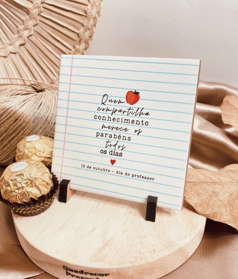 Mini Azulejo 10x10 Professores