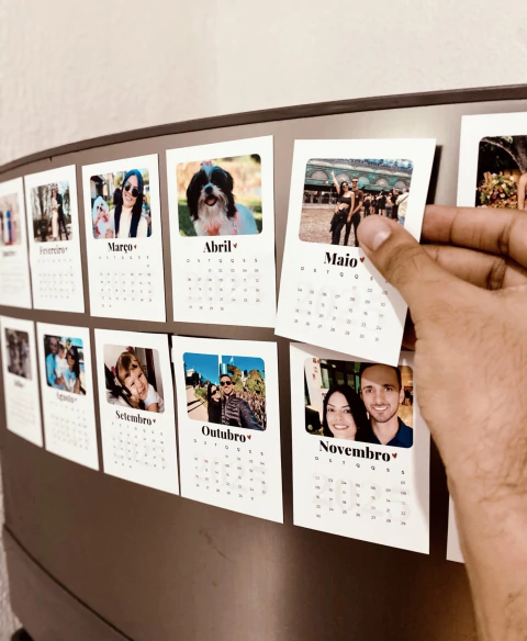 Imãs Calendário 2026 (12 fotos) - comprar online
