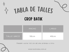 Crop Batik Rayo Gliter en internet