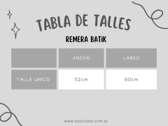 Remera Batik Rock Rojo