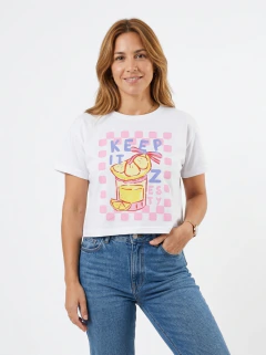 Remera Crop Lemon