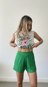 Short De lino