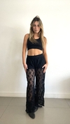 Pantalon Palazo De Encaje
