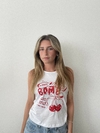 Musculosa Cherry Moño - comprar online
