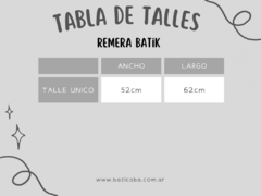 Remera Batik Rock Tachas Aplique en internet