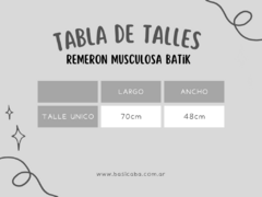Remeron Batik Musculosa Harley en internet