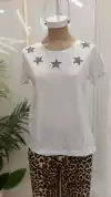 Remera Estrellas En El Cuello